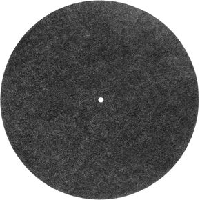 Turntable Record Player Mat 12 Inch Felt Slipmat Anti-Slip Anti-Static Protective Platter Mat Vinyl Records Pad for Home Record Players, Gray in Kuwait