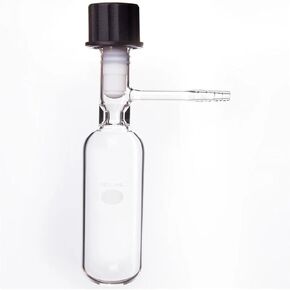 Solvent storage bottle, Heavy wall, SCHLENK, High vacuum valve with fully wrapped PTFE, Borosilicate glass, F58(25mL-F580025) in Kuwait