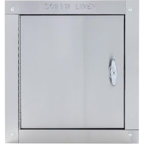 Oswald Supply Stainless Steel Linen Chute - Left Hinged, 20"(W) X20(H), T-Handle in Kuwait