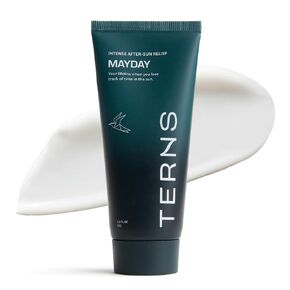 TERNS Mayday Intensive After Sun Gel Cream, Cooling Skin Care for Sunburn Relief, 3X Marine Bioactive Complex with Niacinamide, Squalane, Shea Butter & Aloe, Travel Size, Fragrance Free, 2 Fl Oz in Kuwait