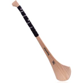 Smart & Sharp Traditional Hurling Stick, Ash Wood with Black Handle Cover, Handcrafted. 36 inches in Kuwait