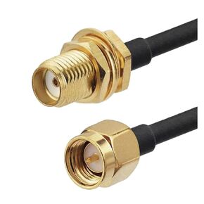 fengpeng RP-SMA SMA Connector Male to Female Extension Cable Copper Feeder Wire for Coax Coaxial WiFi Network Card RG174 Router Antenna(SMA-K,3 Meters) in Kuwait