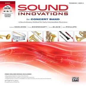 Alfred #00-34560 Sound Innovations for Concert Band, Book 2 (Trombone Book & Online Media) in Kuwait