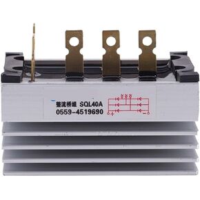 1 قطعة SQL40A 40A 1000 فولت مبادل حراري من الألومنيوم ثلاث مراحل مقوم الجسر الثنائي للمولد 40amp مقوم الصمام الثنائي in Kuwait