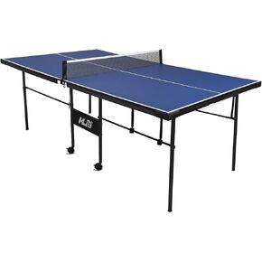 طاولة بينج بونج قابلة للطي بطول 7 أقدام مع وضع التشغيل للألعاب الفردية واللاعبين - تتضمن مجموعة طاولة التنس الداخلية شبكة ومجدافين وكرتين للتدريب الاحترافي للبالغين/المراهقين in Kuwait