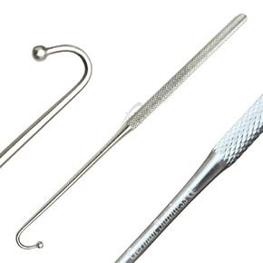 Spay Snook Hook 6.5" Animal Uterus Ovaries Removal Veterinary Surgical Instruments German Stainless CE 6 Pcs in Kuwait