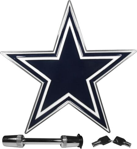 Siskiyou Sports NFL Dallas Cowboys Trailer Hitch with Hitch Lock, Team Colors, One Size in Saudi Arabia