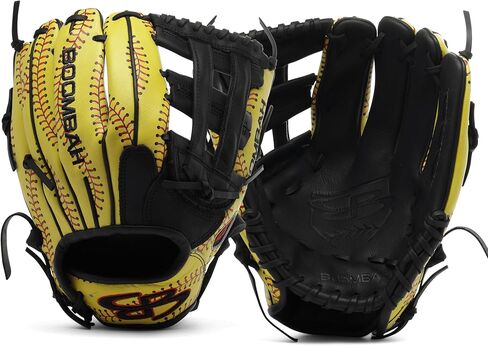 Boombah Softball Fielding Glove B4 H Web - Softball Stitches Print - Multiple Sizes in Saudi Arabia