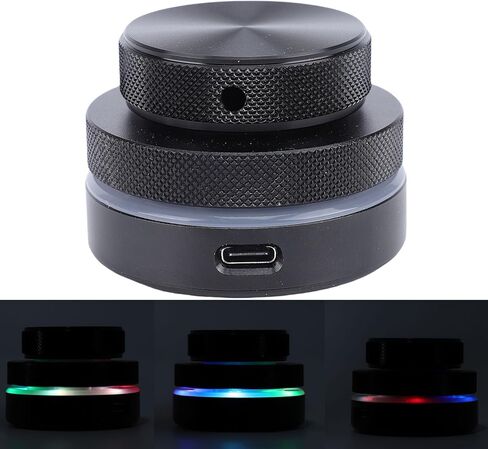 مقبض التحكم في مستوى الصوت USB VBESTLIFE، 2.4G BT USB C سلكي للتحكم في مستوى الصوت مع ضوء RGB، وحدة تحكم الوسائط المتعددة لأجهزة Android والكمبيوتر الشخصي والهاتف in Saudi Arabia
