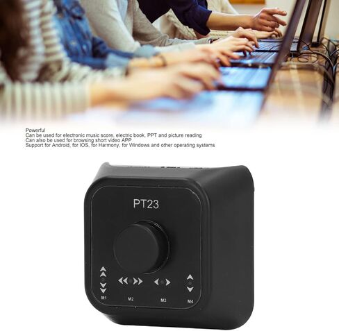 Wireless Page Turner, BT Page Turner, App Controller, Multifunctional Foot Control Page Turner Pedal for Electronic Music Scores, e Books, PPT Presentations in Kuwait