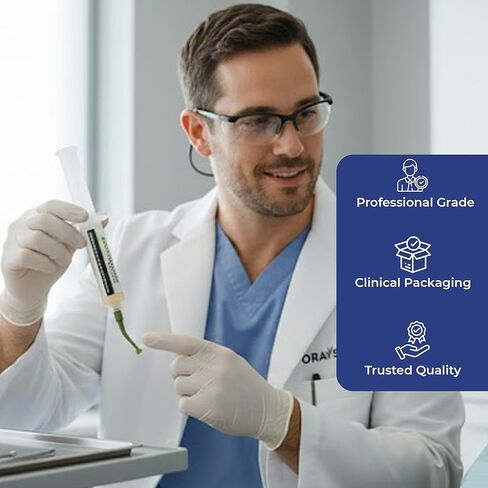 Sockit Hydrogel Oral Wound Dressing – 10g Single Applicator Syringe – Drug-Free, Natural Hydrogel for Oral Care & Comfort – Includes Instructions in Kuwait