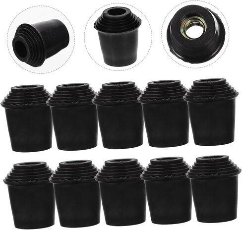 VICASKY 10pcs Non-slip Bass Drum Sleeves Rubber Drum Cushion for Enhanced Stability and Protection Replacement for Accessories in Saudi Arabia