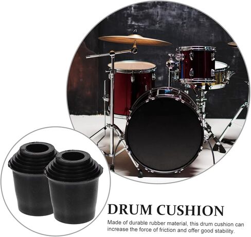10pcs Drum Replacement Accessories Bass Drum Sleeve Rubber Sleeve Replacement Supplies in Saudi Arabia