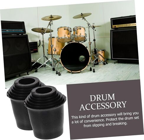 10pcs Drum Replacement Accessories Bass Drum Sleeve Rubber Sleeve Replacement Supplies in Saudi Arabia