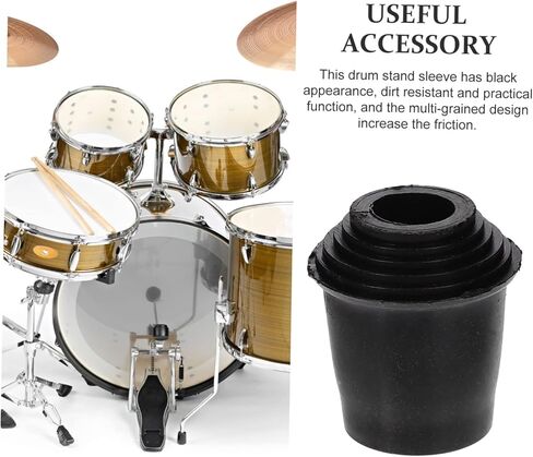10pcs Drum Replacement Accessories Bass Drum Sleeve Rubber Sleeve Replacement Supplies in Saudi Arabia