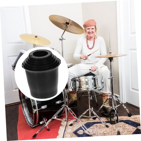 10pcs Drum Replacement Accessories Bass Drum Sleeve Rubber Sleeve Replacement Supplies in Saudi Arabia