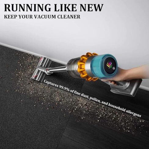 استبدال الفلتر لـ Dyson V15 V11، 3 عبوات من المرشحات المتوافقة مع Dyson V15، V15s Detect/Submarine، V11 Torque Drive/Origin/Animal/Extra/Complete قطع غيار مرشحات الفراغ اللاسلكية in Kuwait