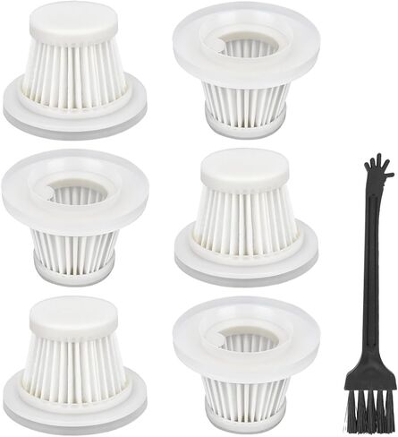 LT-117C Filters Replacement Compatible with KMM LT-117C Handheld Car Vacuum Cleaner - HEPA Vacuum Filter - 6 Pack in Saudi Arabia