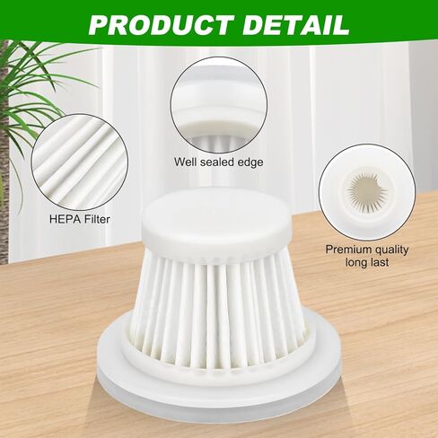 LT-117C Filters Replacement Compatible with KMM LT-117C Handheld Car Vacuum Cleaner - HEPA Vacuum Filter - 6 Pack in Saudi Arabia
