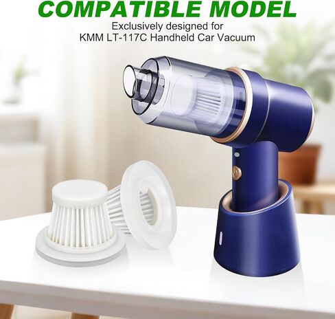 LT-117C Filters Replacement Compatible with KMM LT-117C Handheld Car Vacuum Cleaner - HEPA Vacuum Filter - 6 Pack in Saudi Arabia