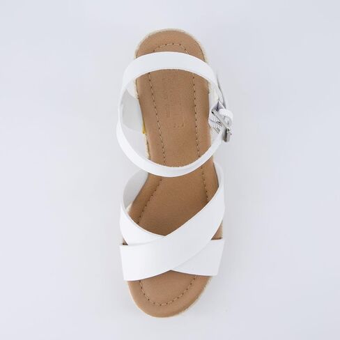 CUSHIONAIRE Women's Robbie espadrille Wedge Sandal +Memory Foam and Wide Widths Available in Kuwait