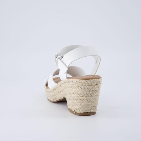 CUSHIONAIRE Women's Robbie espadrille Wedge Sandal +Memory Foam and Wide Widths Available in Kuwait