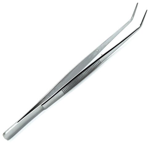 Dental Cotton Tweezers College Pliers Forceps Serrated Tip Stainless Steel Instruments in Saudi Arabia