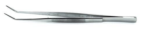 Dental Cotton Tweezers College Pliers Forceps Serrated Tip Stainless Steel Instruments in Saudi Arabia