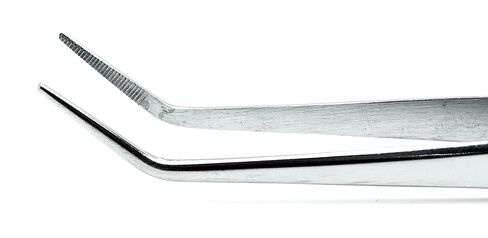 Dental Cotton Tweezers College Pliers Forceps Serrated Tip Stainless Steel Instruments in Saudi Arabia