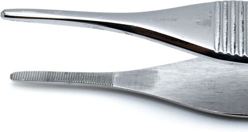New Dental Dressing Tweezer Adson Serrated Tip Forceps Surgical Plier Stainless Steel Instruments in Saudi Arabia
