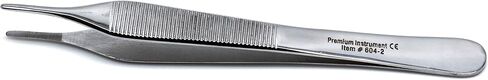 New Dental Dressing Tweezer Adson Serrated Tip Forceps Surgical Plier Stainless Steel Instruments in Saudi Arabia