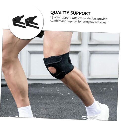 NOLITOY 2pcs Breathable Knee Support Sleeves Lightweight Neoprene Compression Pads for Running Climbing Weightlifting and Sports Activities in Saudi Arabia