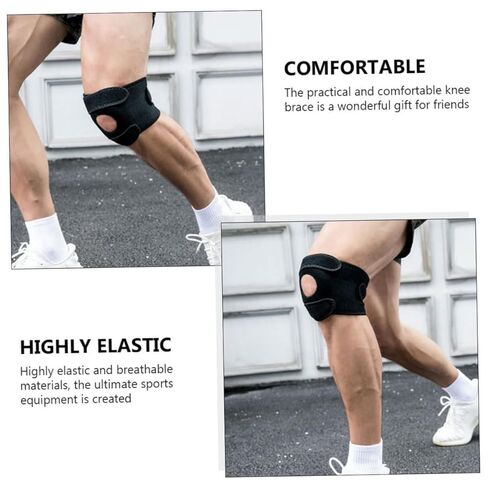 NOLITOY 2pcs Breathable Knee Support Sleeves Lightweight Neoprene Compression Pads for Running Climbing Weightlifting and Sports Activities in Saudi Arabia