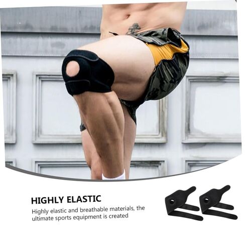 NOLITOY 2pcs Breathable Knee Support Sleeves Lightweight Neoprene Compression Pads for Running Climbing Weightlifting and Sports Activities in Saudi Arabia