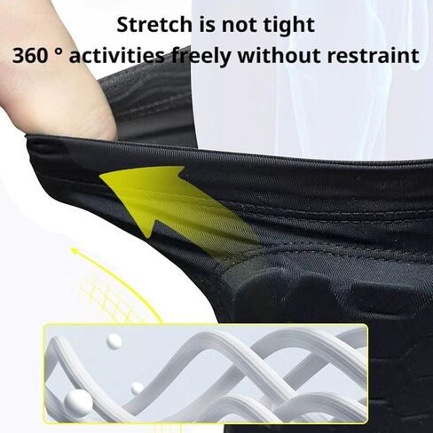 Pack Knee Compression Sleeves,EVA Honeycomb Light Compression Leg Sleeves,Breathable and Non-SlipKnee Pads for Volleyball Gym Running Workout Sports,Hex Knee PadsSleeves for Men and Women in Saudi Arabia