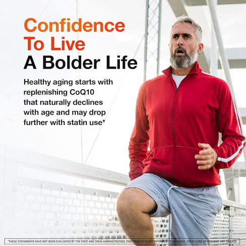 مكملات MegaRed Advanced CoQ10 - 200 مجم لكل جرعة، مضاد أكسدة قوي يدعم إنتاج الطاقة الخلوية ويحمي من الجذور الحرة* - 30 كبسولة من الإنزيم المساعد Q10، 30 وجبة in Kuwait