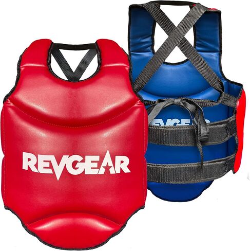 Revgear Muay Thai Reversible Chest Protector: Ideal Sparring Gear for MMA, Kickboxing, Taekwondo, Karate with Chest Armor and Boxing Body Protection in Saudi Arabia