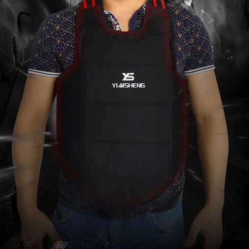 Alomejor Chest Protector,Lightweight High-Impact Protection,Sparring Equipment,Double-Sided Design for Martial Artists Taekwondo MMA Kickboxing Competition Training in Saudi Arabia