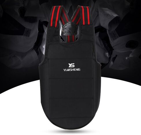 Alomejor Chest Protector,Lightweight High-Impact Protection,Sparring Equipment,Double-Sided Design for Martial Artists Taekwondo MMA Kickboxing Competition Training in Saudi Arabia