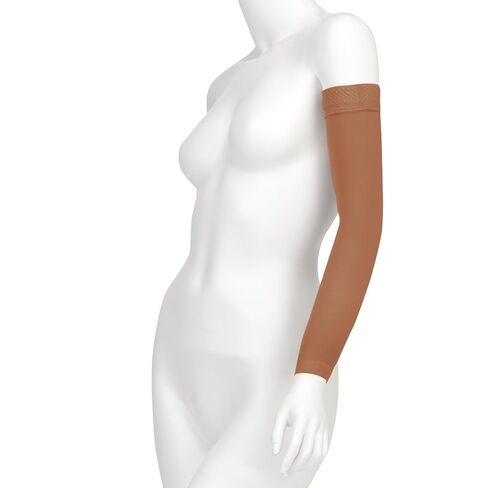 Juzo Soft 2001CG DreamSleeve 20-30mmHg مع شريط علوي من السيليكون الموديل: 2001MXCG - MAX، الحجم: IV - كبير، الطول: R-Regular، اللون: وردي 43 in Kuwait
