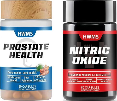 Prostate HealthSupportSupplement,NitricOxide Booster Bundlefor Men,Supports Prostate Health, 90 +60 Capsules(1 MonthSupply) in Saudi Arabia