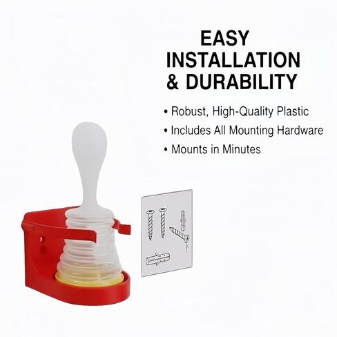 Wall Mount Holder for Life vac Choking Rescue Device/Anti Choking Device Kit - Quick-Release, Easy Install, Secure Fit (2-in-1 Versatile Design) in Kuwait