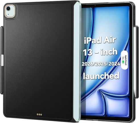 حالة Matekxy لـ iPad Air-13 بوصة M2-2024-الجيل السادس من حالات iPad مع المصد الواضح ، تدعم Pencil Pro ، رقيقة للغاية وخفيفة الوزن ، وشفاء شفاف نحيف ، وحماية صدمة وإسقاط ، واضحة ، واضحة ، واضحة ، واضحة. in Kuwait