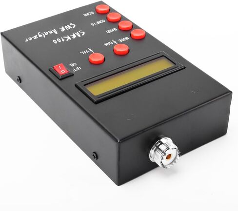 SARK100 Antenna Analyzer SWR Meter, Portable High Accurate SWR Measurement 1.0-9.99 Range, User-Friendly for Ham Radio Enthusiasts Field Technicians Outdoor Operation in Saudi Arabia