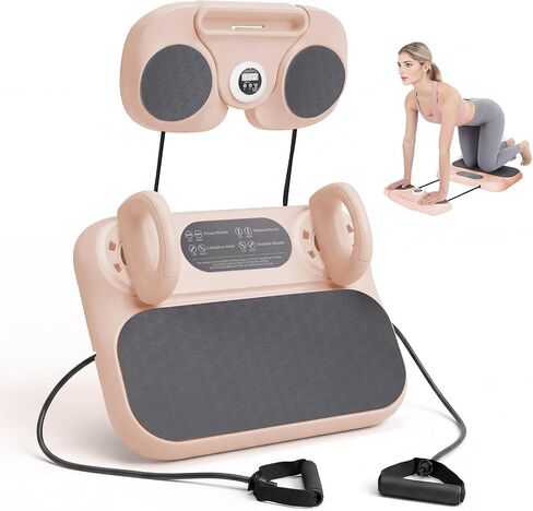 Pilates Board, 6-in-1 Pilates Reformer for Full Body & Core Workout, Portable Gym Equipment for Strength, Sculpting and Flexibility Training, Ideal for Women and Fitness Enthusiasts at Home in Kuwait