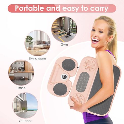 Pilates Board, 6-in-1 Pilates Reformer for Full Body & Core Workout, Portable Gym Equipment for Strength, Sculpting and Flexibility Training, Ideal for Women and Fitness Enthusiasts at Home in Kuwait