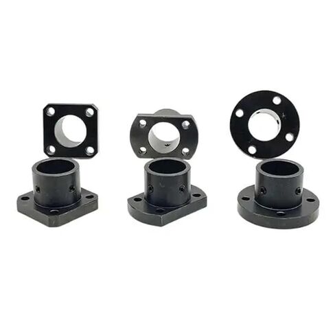 1PC Guide Shaft seat Optical Shaft Bracket Round seat Flat Flange Installation Steel 6 8 10 12 15 16 20 25 30 35 40 50(25mm,Oval) in Saudi Arabia