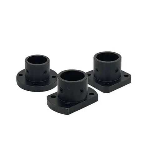 1PC Guide Shaft seat Optical Shaft Bracket Round seat Flat Flange Installation Steel 6 8 10 12 15 16 20 25 30 35 40 50(25mm,Oval) in Saudi Arabia
