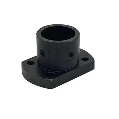 1PC Guide Shaft seat Optical Shaft Bracket Round seat Flat Flange Installation Steel 6 8 10 12 15 16 20 25 30 35 40 50(25mm,Oval) in Saudi Arabia