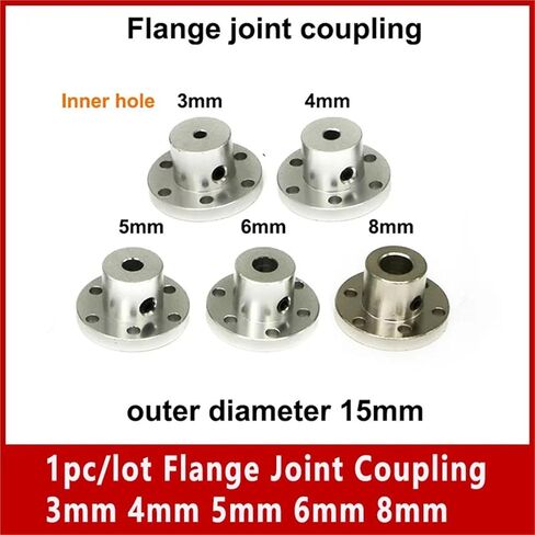 1pc/lot Flange Joint Coupling 3mm 4mm 5mm 6mm 8mm for 60 75 mm(3mm) in Saudi Arabia